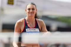 Katelyn Adel reacts to her long jump result of the womens heptathlon

Schweizer Mehrkampf Meisterschaften in Basel, Switzerland, on Sunday, June 18, 2023.